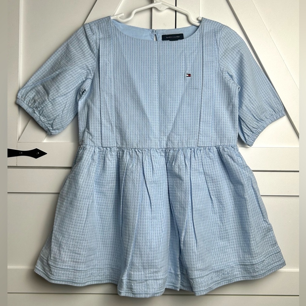 Tommy Hilfiger Light Blue Kids Dress